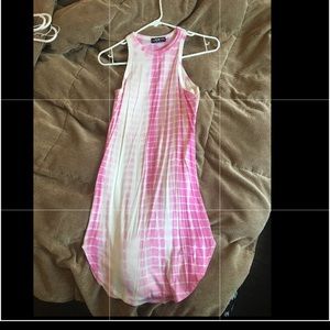 Fashion Nova pink tie dye dress
